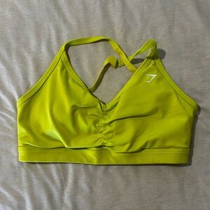 Women's Lime Green Sports Bra